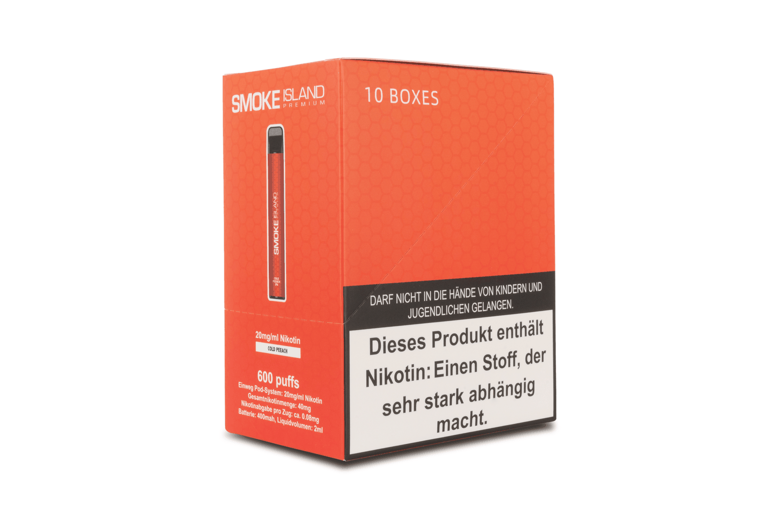 Cold Peeach 600 Puffs (20mg/ml Nicotine) - Image 6