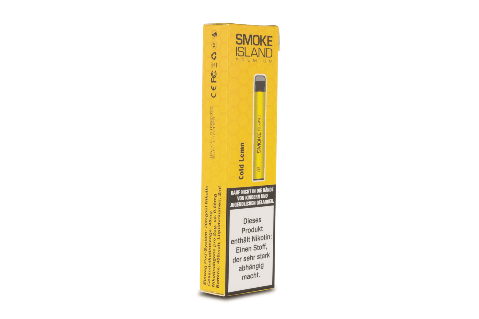 Cold Lemn 600 Puffs (20mg/ml Nicotine) - Image 3