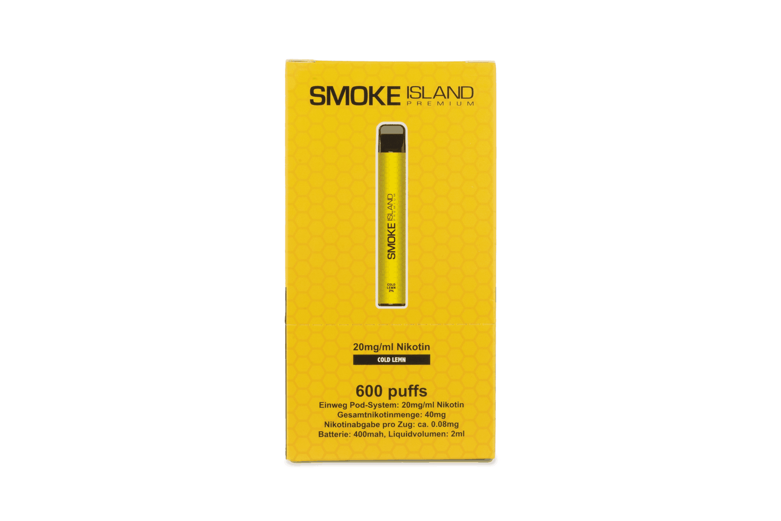 Cold Lemn 600 Puffs (20mg/ml Nicotine) - Image 7