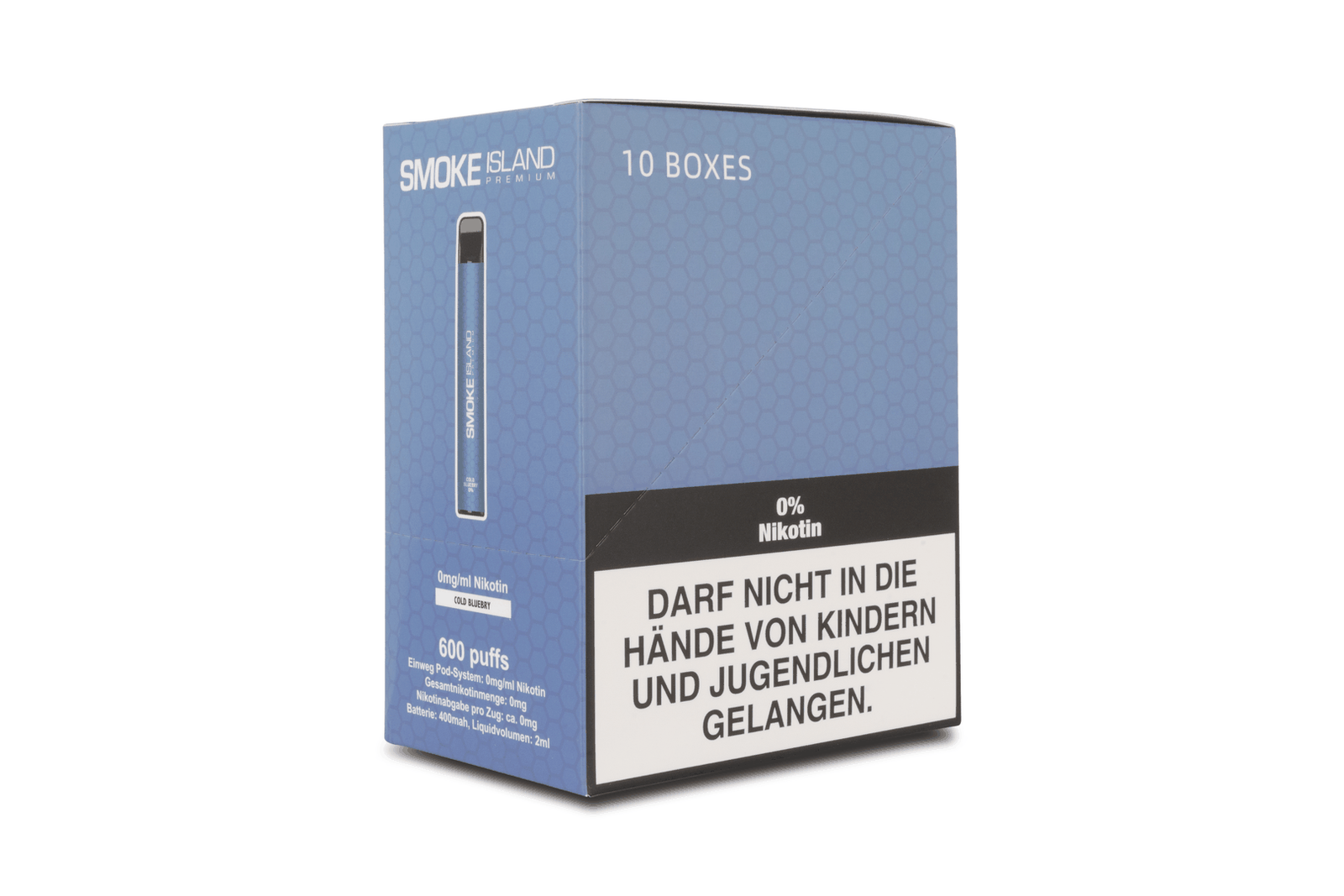 Cold Bluebry 600 Puffs (0mg/ml Nicotine) - Image 6