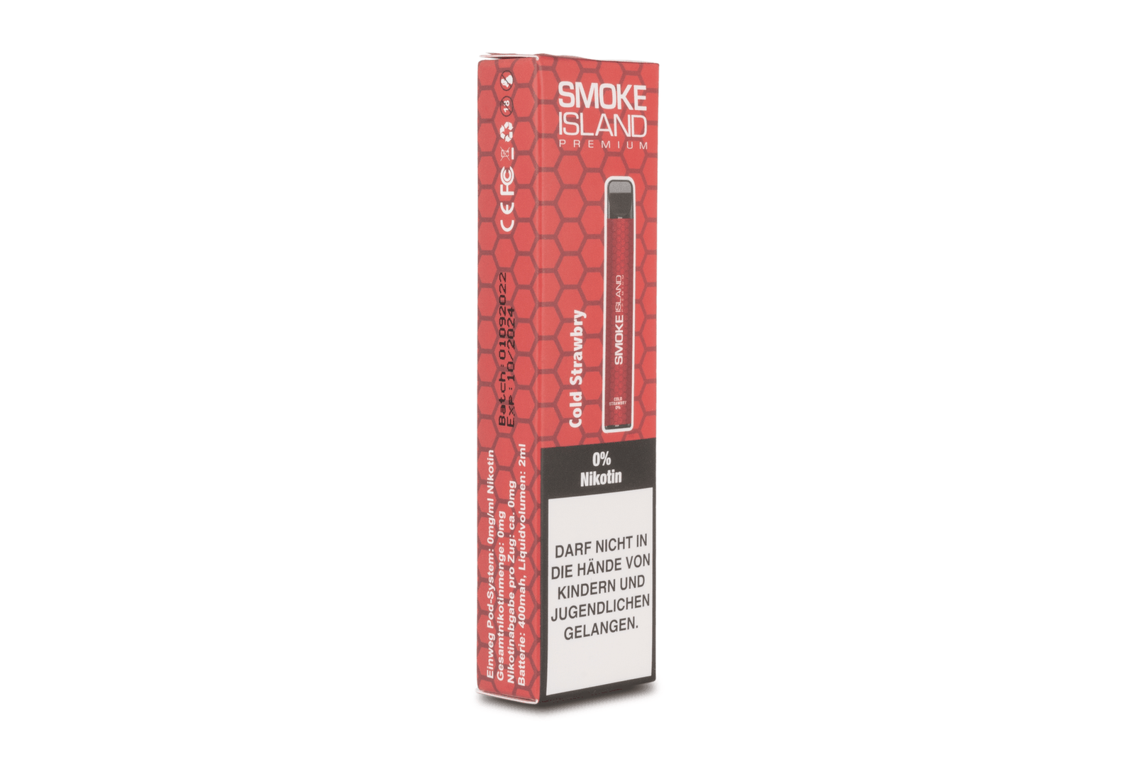 Cold Strawbry 600 Puffs (0mg/ml Nicotine) - Image 3