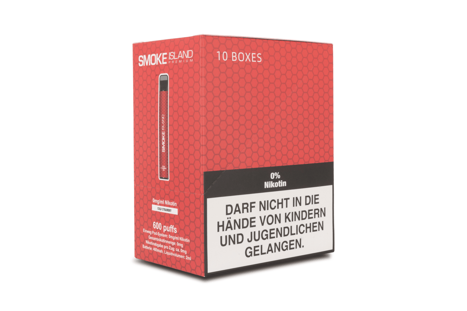 Cold Strawbry 600 Puffs (0mg/ml Nicotine) - Image 6