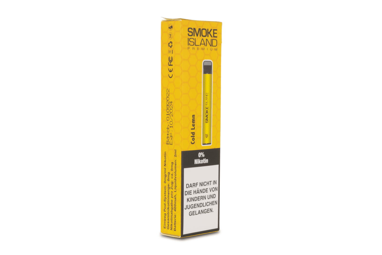 Cold Lemn 600 Puffs (0mg/ml Nicotine) - Image 3