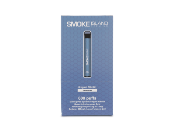 10-Pack Cold Bluebry 600 Puffs (0mg/ml Nicotine)