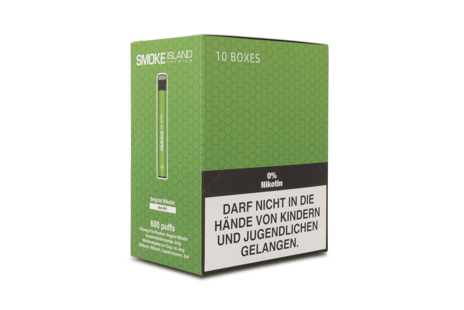 10-Pack Cold Watrmln 600 Puffs (0mg/ml Nicotine) - Image 2