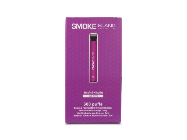 10-Pack Cold Grappe 600 Puffs (0mg/ml Nicotine)