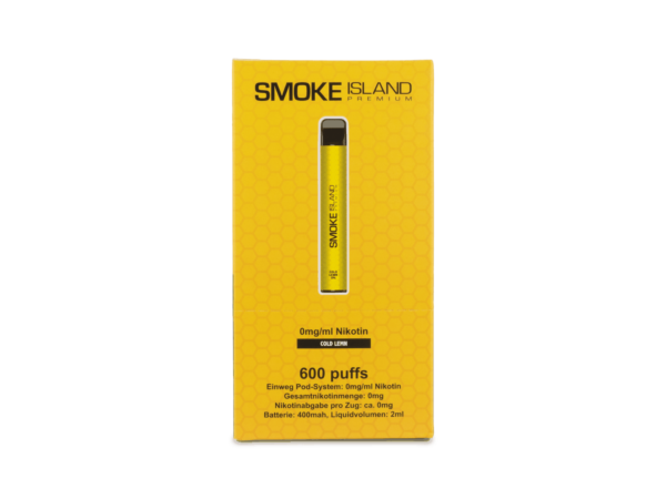 10-Pack Cold Lemn 600 Puffs (0mg/ml Nicotine)