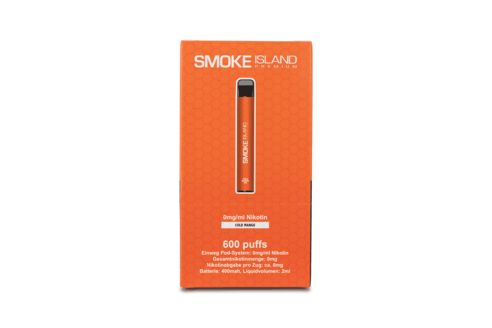 10-Pack Cold Mangu 600 Puffs (0mg/ml Nicotine)