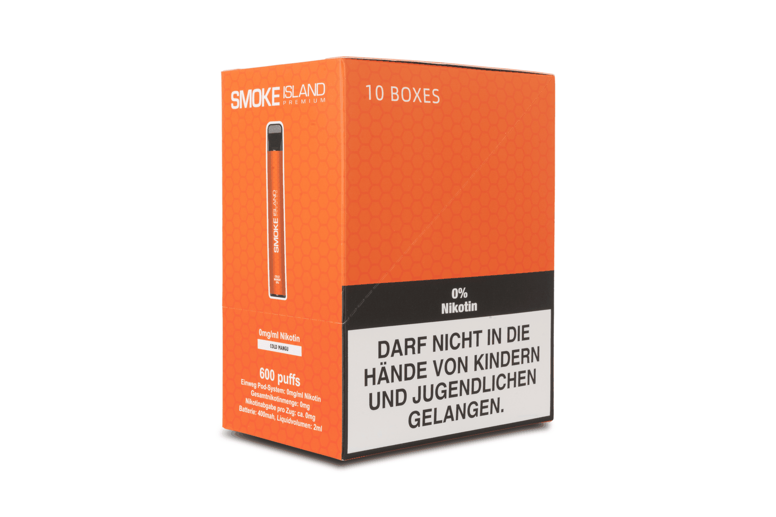 10-Pack Cold Mangu 600 Puffs (0mg/ml Nicotine) - Image 2