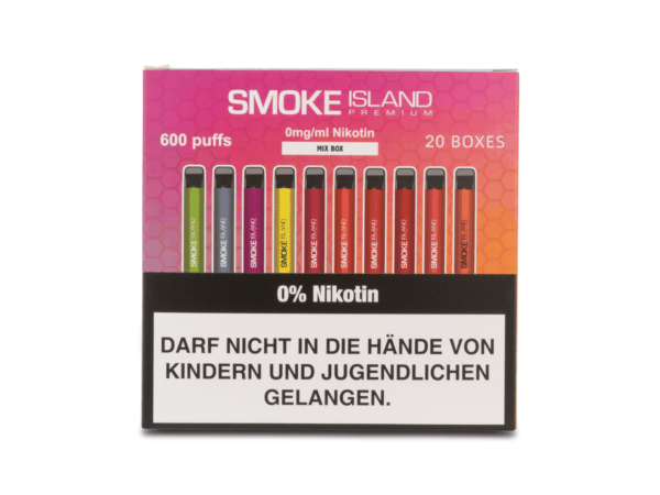 20-Pack Mix Box 600 Puffs (0mg/ml Nicotine)